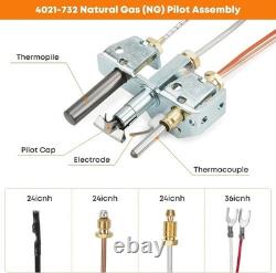 4021-732 Natural Gas Pilot Assembly Replacement Part Compatible with Heatil