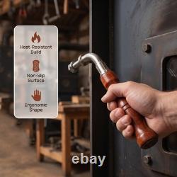 4Pcs Reusable Wood Burning Stove Handles Heat Insulated Anti-Scald Replacement