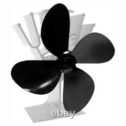 4-Blade Replacement Parts For Heat Powered Stove Fan Eco Friendly Fireplace Acc