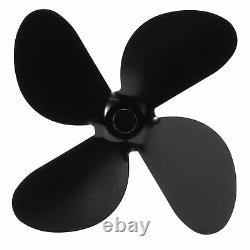 4 Blades Fireplace Fan Blade Stove Fan Blades Replacement Parts Home Stove Acc