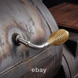 4 Count Fireplace Door Handle Wood Stove Latch Spring Parts Replacement