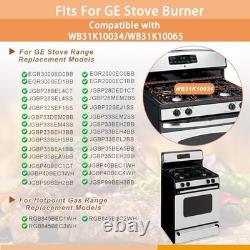 4 Pack Cast Iron Burner Grate Replacement for Gas Range Stove Top Parts