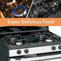 4 Pack Cast Iron Burner Grate Replacement for Gas Range Stove Top Parts