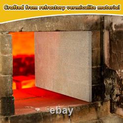 4 Pcs Baffle Board 7.8'' x 15.7'' x 0.5 2100f Firebrick Wood Stove Fireboard In