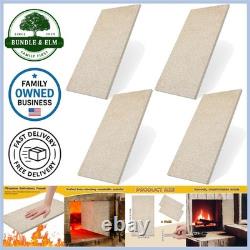 4 Pcs Fire Brick Baffle Boards 7.8x15.7x0.5in Insulation for Fireplaces Heating