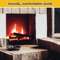 4 Pcs Fireplace Refractory Panels 11.75 X 21 X 0.5 Inches Baffle Board for Wood