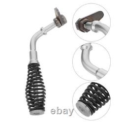 4pcs Wood Stove Handle Replacement, M10 Thread Iron Black Spring Stove Door