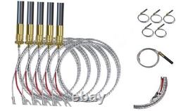 5Pcs 36 Thermopile Generators 750mv Parts 60125501 Replacement for Fireplace