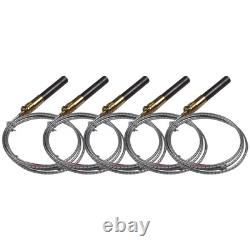 5Pcs 36 Thermopile Generators 750mv Parts 60125501 Replacement for Fireplace
