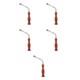5 Pcs Fireplace Metal Handle Door Hardware Boiler Stove Assembly