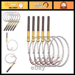 5 Pack 24 Aluminum Thermopile Generator Replacement for Fireplace & Stove Acces