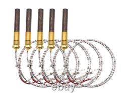 5 Pack 24 Aluminum Thermopile Generator Replacement for Fireplace & Stove Acces