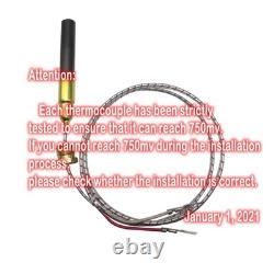 5 Pack 24 Aluminum Thermopile Generator Replacement for Fireplace & Stove Acces