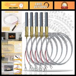 5 Pack Thermopile for Gas Fireplace & Water Heater, 36 750mv, Pilot Burner Repl