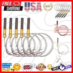 5 pcs 24 Aluminum 750mv Thermopile Generator Replacement for Fireplace Therm