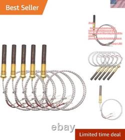 5 pcs 24 Aluminum 750mv Thermopile Generator Replacement for Fireplace Therm