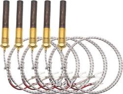 5 pcs 24 Aluminum 750mv Thermopile Generator Replacement for Fireplace Therm