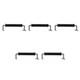 5pcs Heat Resistant Stove Door Pull Handle, Anti-scald U-shape Replacement Grip