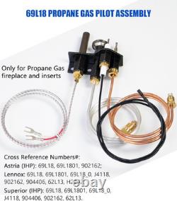 69L18 LPG Pilot Assembly for Propane Gas Fireplace, SIT Pilot Replacement for Le