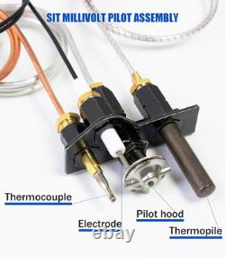 69L18 LPG Pilot Assembly for Propane Gas Fireplace, SIT Pilot Replacement for Le