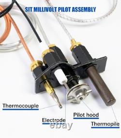 69L18 LPG Pilot Assembly for Propane Gas Fireplace, SIT Pilot Replacement for Le