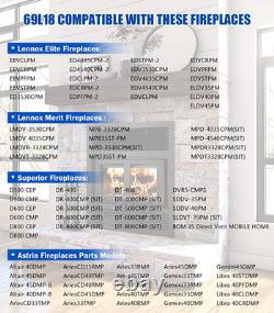 69L18 LPG Pilot Assembly for Propane Gas Fireplace, SIT Pilot Replacement for Le