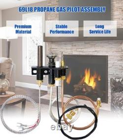 69L18 LPG Pilot Assembly for Propane Gas Fireplace, SIT Pilot Replacement for Le