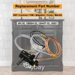 69l18, 108084-03 Propane Gas (LPG) Fireplaces Pilot Assembly Compatible with 69l18, 108084-03 Propane Gas (LPG) Fireplaces Pilot Assembly Compatible with