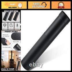6 Single Wall Stove Pipe, 16-30 Telescoping Wood Burning Chimney Connector, B