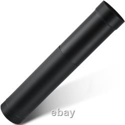 6 Single Wall Stove Pipe, 16-30 Telescoping Wood Burning Chimney Connector, B
