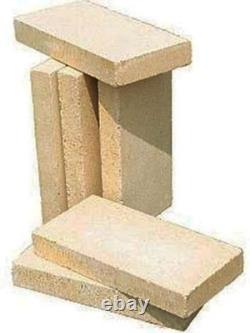6 Standard Firebricks for Efficient Wood & Coal Stove Heating Easy Install