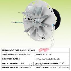 812-4400 Exhaust Blower Motor for Quadrafire Castile Pellet Stove Replacement Pa