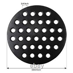 9 Inch Cast Iron Fire Grate Replacement for Large Big Green Egg Grill Parts