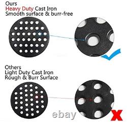 9 Inch Cast Iron Fire Grate Replacement for Large Big Green Egg Grill Parts