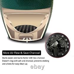 9 Inch Cast Iron Fire Grate Replacement for Large Big Green Egg Grill Parts