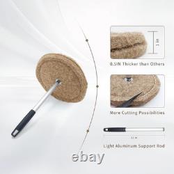 9 Round Fireplace Flue Plug Draft Excluder Stopper, Seal Damper Tool for Chim