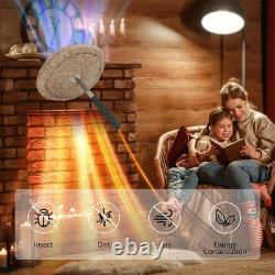 9 Round Fireplace Flue Plug Draft Excluder Stopper, Seal Damper Tool for Chim