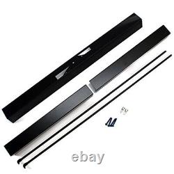 Adjustable Rod and Valance Kit for Fireplace Spark Screens Black Center valance