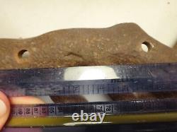 Antique Howes Boston Cast Iron Owl Fireplace Andiron Replacement Front Part READ