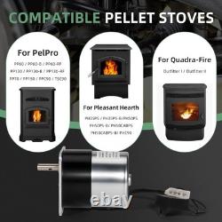 Auger Feed Motor 2RPM 120V for Pellet Stoves PP70 PP130 PP150 PH35PS TSC90 Heati