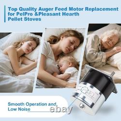 Auger Feed Motor Replacement 2RPM for Pellet Stoves PP130 PP60 PH50CABPS TSC90