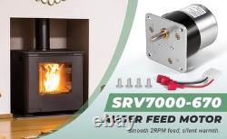 Auger Feed Motor Replacement for Pellet Stoves 2RPM Synchronous 120V 60Hz