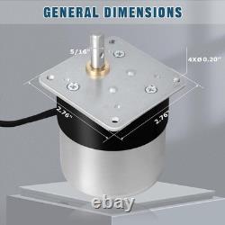 Auger Feed Motor Replacement for Pellet Stoves Fits Pelpro, Pleasant Hearth, Q