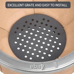 BJ-MFGC 11.5 Inch Cast Iron Fire Grate Grill Replacement Parts for Kamado Joe