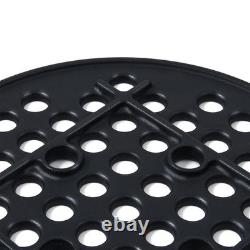BJ-MFGC 11.5 Inch Cast Iron Fire Grate Grill Replacement Parts for Kamado Joe