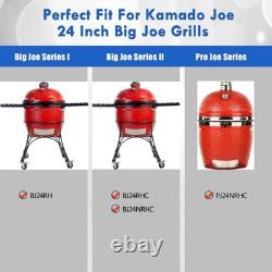 BJ-MFGC Cast Iron Fire Grate Replacement Parts for Kamado Joe 24 Inch Big Joe