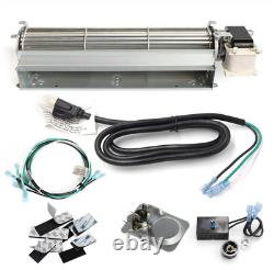 BKT GA3650T GA3650TB GA3700T GA3700TA Replacement Fireplace Blower Fan KIT fo