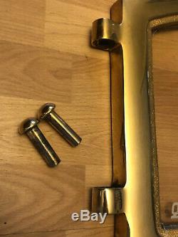 BRASS DOOR with Hinge Pins for Quadra Fire 3000 Millennium Wood Stove- Fireplace