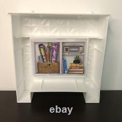 Barbie Dream House 2018 Replacement Part Fireplace & Bookshelf FHY73