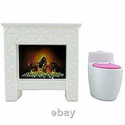 Barbie Replacement Parts Dream-House FHY73 Includes 1 Doll Size Fireplace